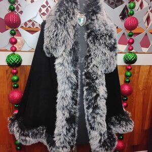 Fox Fur Shawl Wrap ideal for any Christmas gala or New Year celebration!